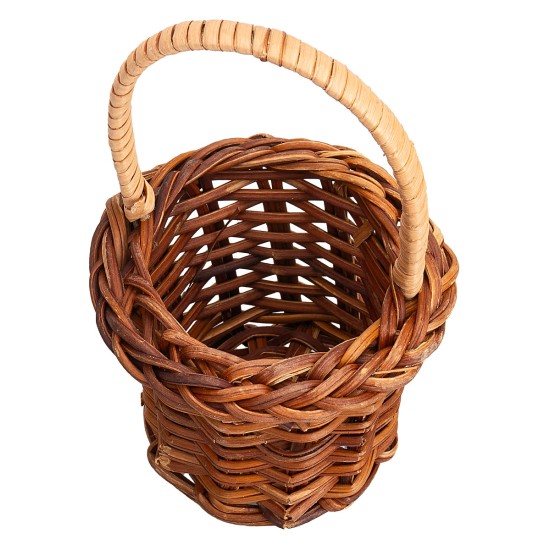 Cesta de mimbre con asa Ø 5,6 cm para belén Mondo Presepi