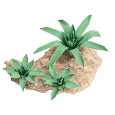 Group of three moldable Agaves h 4.4 cm for Mondo nativity scene 2