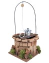 Pozzo con carrucola e secchio per statue da 20-24 cm