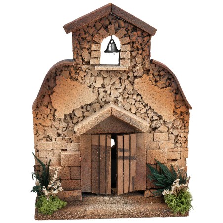 Church for 10 cm statues for nativity scene World Nativity Scenes