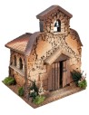 Chiesa per statue da 10 cm per presepe Mondo Presepi
