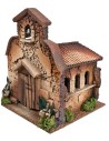 Chiesa per statue da 10 cm per presepe Mondo Presepi