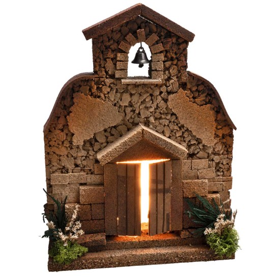 Iglesia para estatuas de 10 cm para belén Mondo Presepi