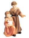 Children with chicken series 12 cm in resin for Mondo nativity scene