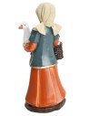 Woman with goose and basket of eggs series 15 cm in resin