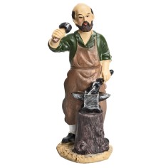 Blacksmith series 15 cm in resin for nativity scene Mondo Presepi