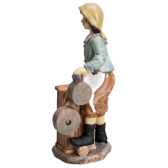 Arrotina serie 15 cm in resina per presepe Mondo Presepi