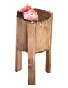 Butcher's block with meat cm 4x9 h