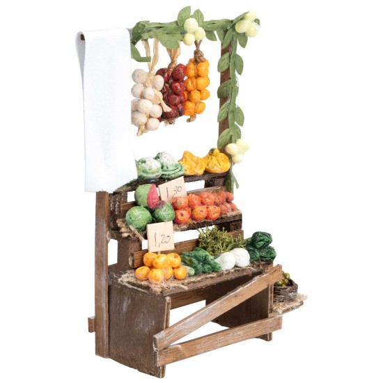 Banquete lleno de verduras cm 9,4x5,6x18,5 h para belén Mondo