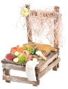 Fishmonger's counter cm 9x7x12 h for nativity scene Mondo Presepi
