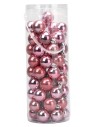 Set 54 palline rosa ø 3,8 cm per albero di Natale