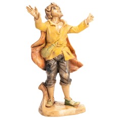 Pastor con manto serie Euromarchi de 10 cm para belén 2