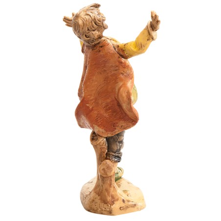 Pastore con mantello serie Euromarchi da 10 cm per presepe