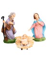 Conjunto de 3 figuras serie de 10 cm en PVC para belén Mondo Presepi