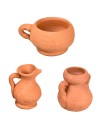 Set 3 anfore cm 2,5 - 2401 per presepe Mondo Presepi