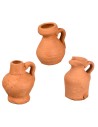 Set of 3 amphoras 2.5 cm for nativity scene Mondo Presepi