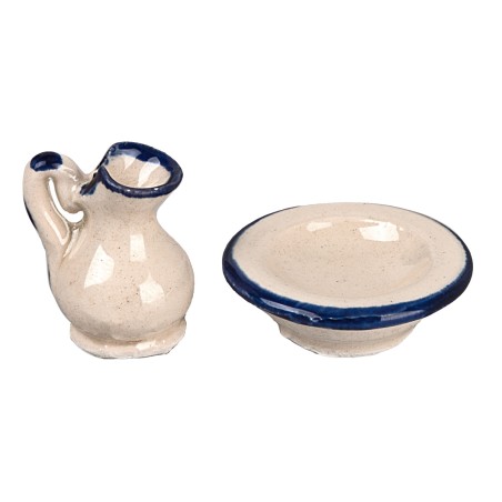 Ceramic jug 2.6 cm for nativity scene Mondo Presepi