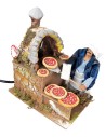 Pizzaiolo con forno 14 cm in movimento con luce funzionante per