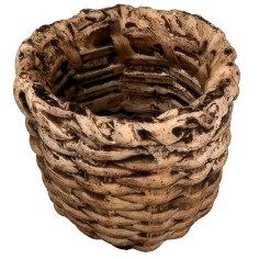 Resin basket cm ø 3.5x3.2 h nativity scene miniatures 2