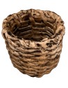 Cesta de resina cm ø 3,5x3,2 h miniaturas para belén