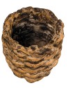 Resin basket ø 2.4x2.4 cm h nativity scene miniatures