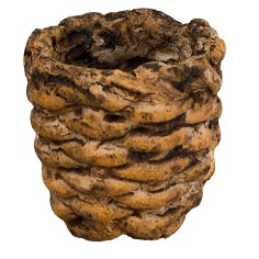 Cesta de resina cm ø 2,4x2,4 h accesorios para belén