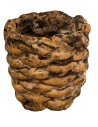 Cesta de resina cm ø 2,4x2,4 h accesorios para belén