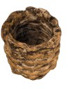 Resin basket ø 2.4x2.4 cm h nativity scene miniatures