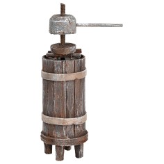 Prensa de madera de 18 cm para belén Mondo Presepi