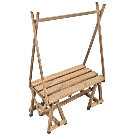 Puesto de exhibición para ropa y tejidos cm 13,5x7,4x21,7 h