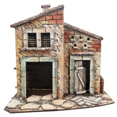 Casa napolitana DANITEST con pórtico cm 25,5x16,2x26,5 h para