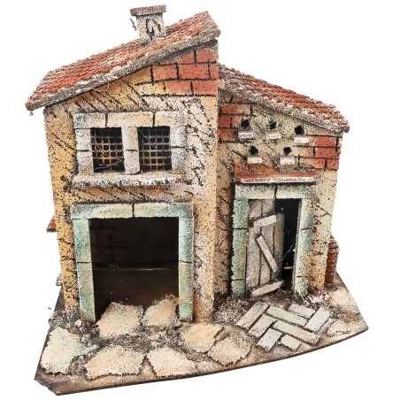 Neapolitan house DANITEST with porch cm 25.5x16.2x26.5 h for