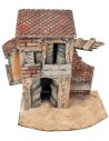 Casa napoletana con muro danneggiato cm 25x16,2x27 h