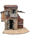 Neapolitan house with damaged wall cm 25x16.2x27 h