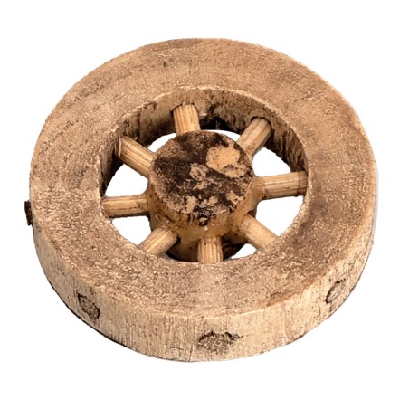 Ruota in legno ø 2,5 cm per presepe Mondo Presepi