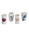 Set 4 vasi in ceramica h 2,4 cm per presepe Mondo Presepi