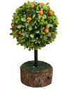 Planta de naranjas con base h 12 cm para belén Mondo Presepi