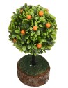 Pianta di arance con base h 12 cm per presepe Mondo Presepi