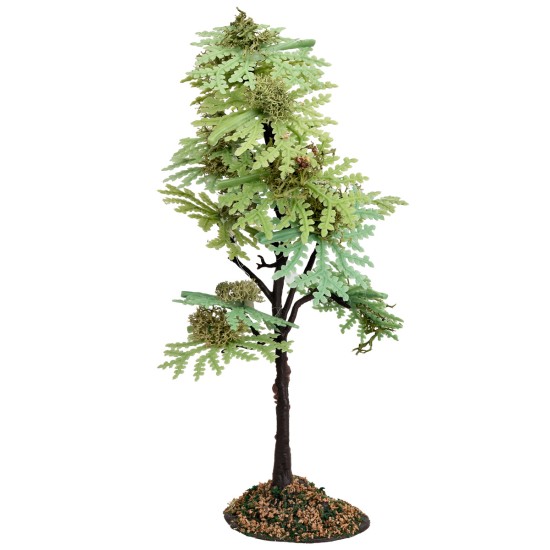 Albero verde scuro h 17 cm per presepe Mondo Presepi