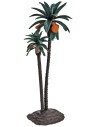 Palma doppia Lux cm 20 e 14 h per presepe Mondo Presepi