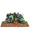 Vigneto con uva nera e bianca per presepe Mondo Presepi