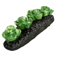 Small vegetable garden with lettuce for nativity scene Mondo Presepi 2
