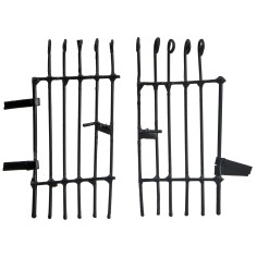 Portón de metal grande de 6 cm para belén Mondo Presepi 2