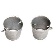 Set 2 secchi in metallo ø 2 cm per presepe Mondo Presepi 2