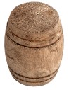 Wooden barrel ø 3x3.6 cm nativity scene miniatures