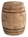 Wooden barrel ø 3x3.6 cm nativity scene miniatures