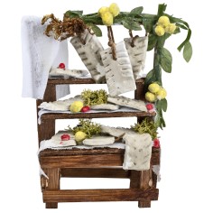 Bañera con bacalao cm 8,5x4,5x14,1 h para belén Mundo Pesebres