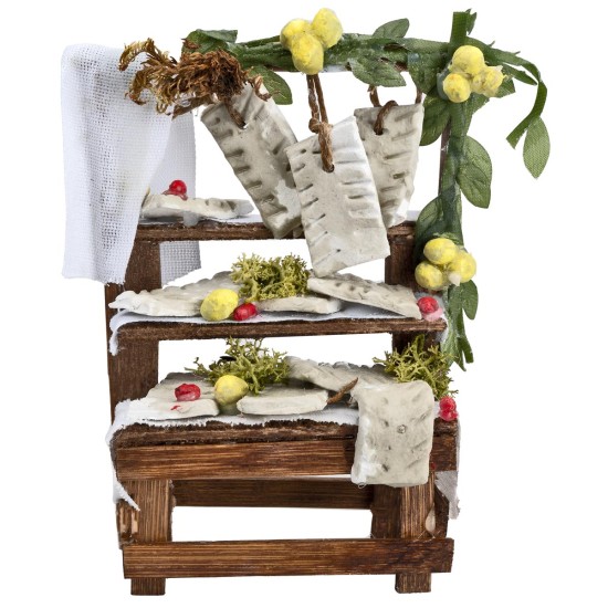 Bath with cod cm 8.5x4.5x14.1 h for nativity scene Mondo Presepi