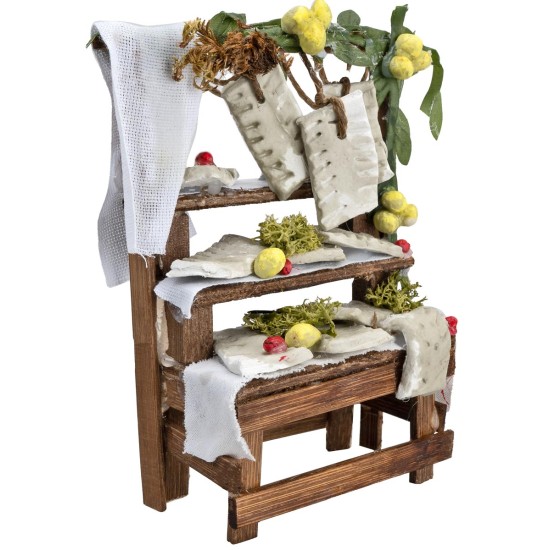 Bath with cod cm 8.5x4.5x14.1 h for nativity scene Mondo Presepi