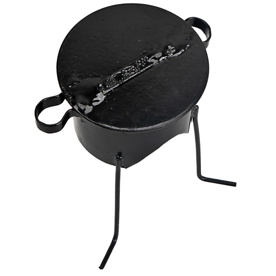 Lux chestnut roaster boiler h 5.8 cm for nativity scene World Nativity Scenes